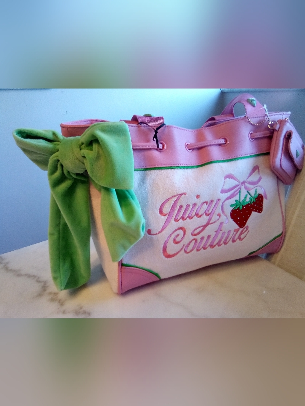 Betsey's Big Beautiful Velvet Bow Bag!